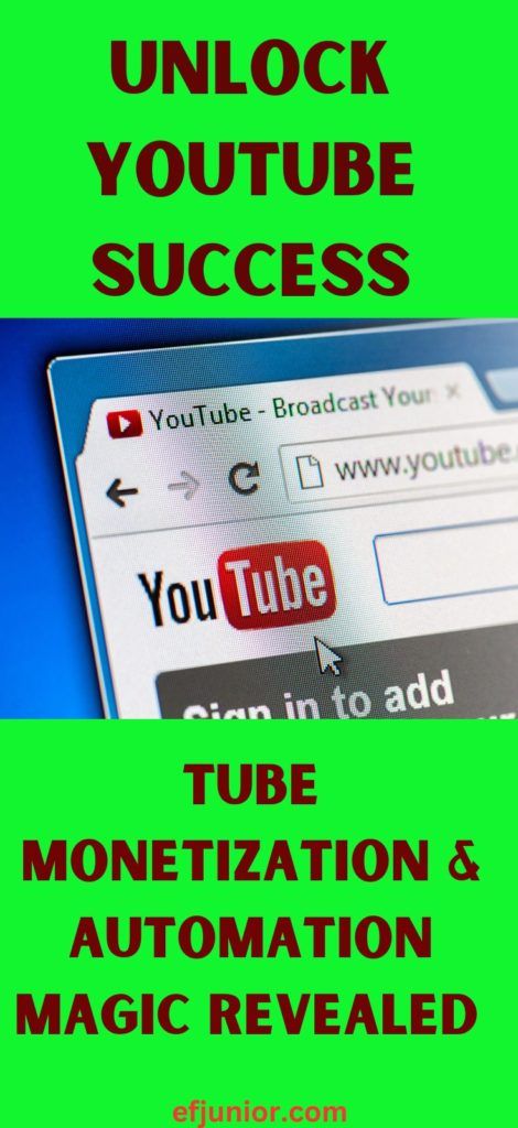 Unlock YouTube Success Tube Monetization & Automation Magic Revealed